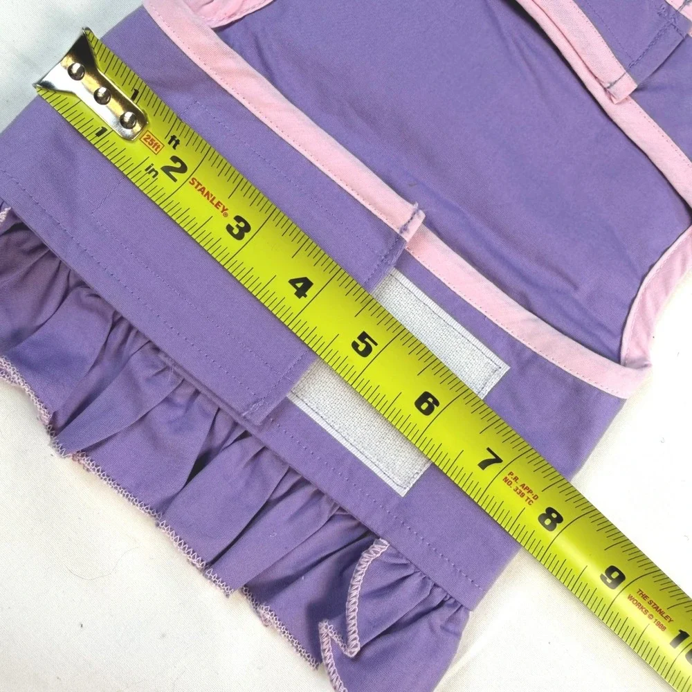 Boutique Butterfly Dog Dress Sm Purple Pink Harness D-Ring Pet Apparel NWT‎